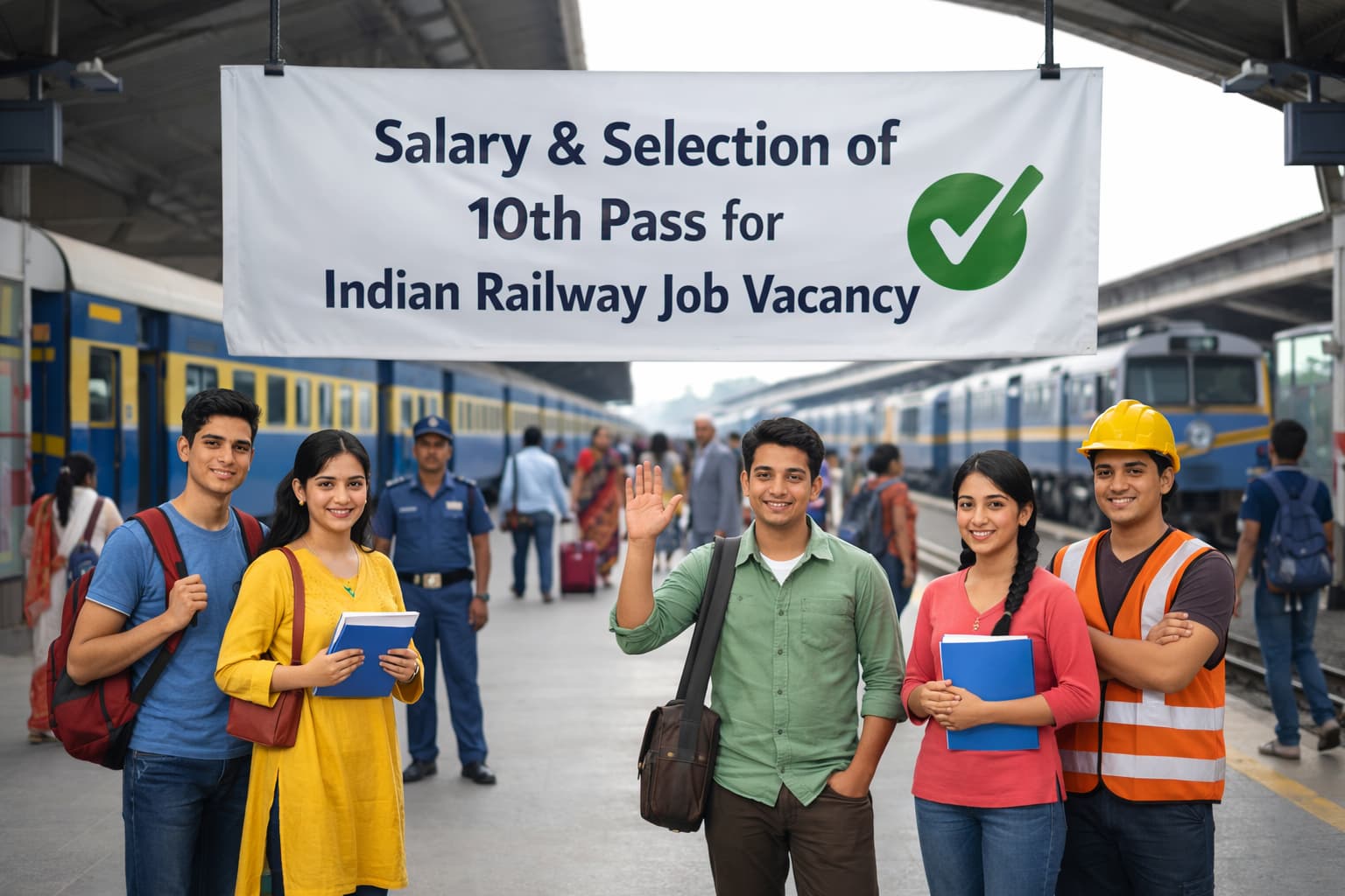 Salary & Selection of 10th Pass for Indian Railway Job Vacancy